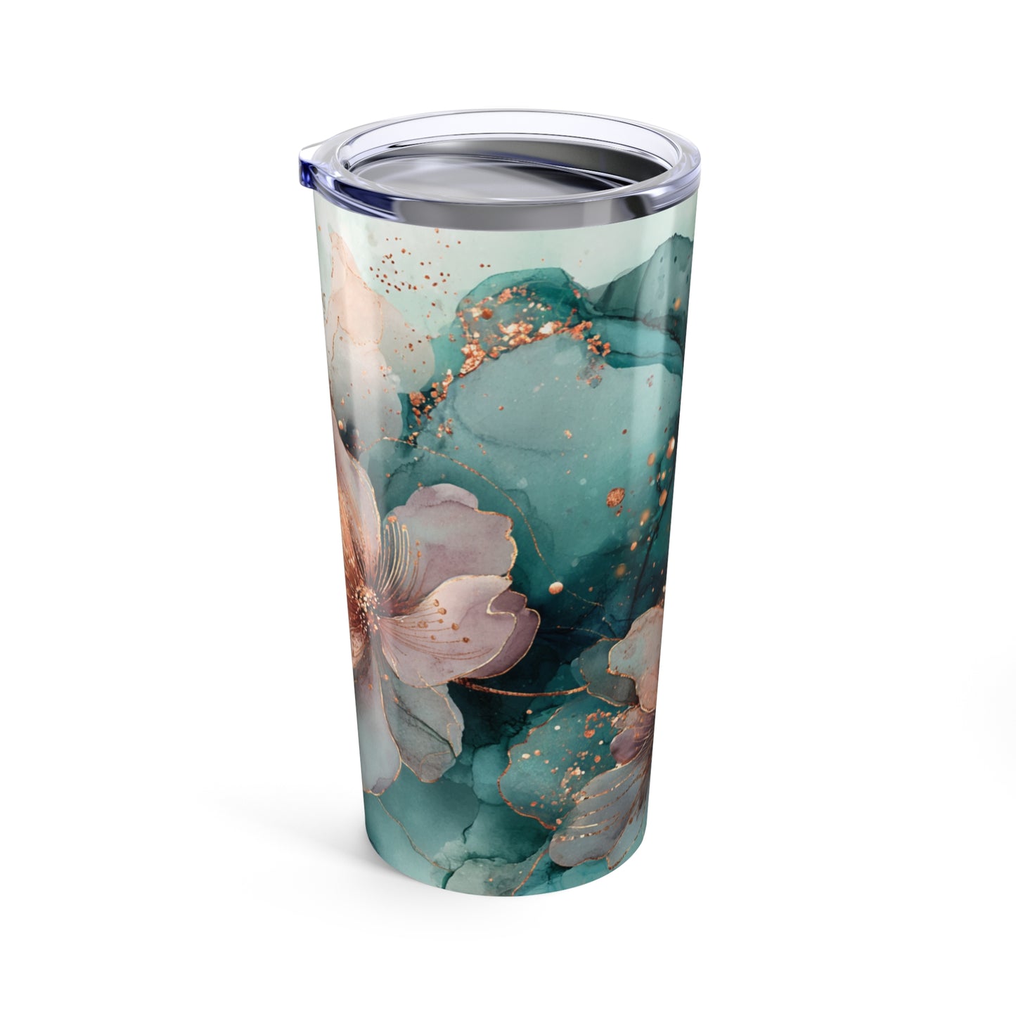 Golden Floral Tumbler 20oz