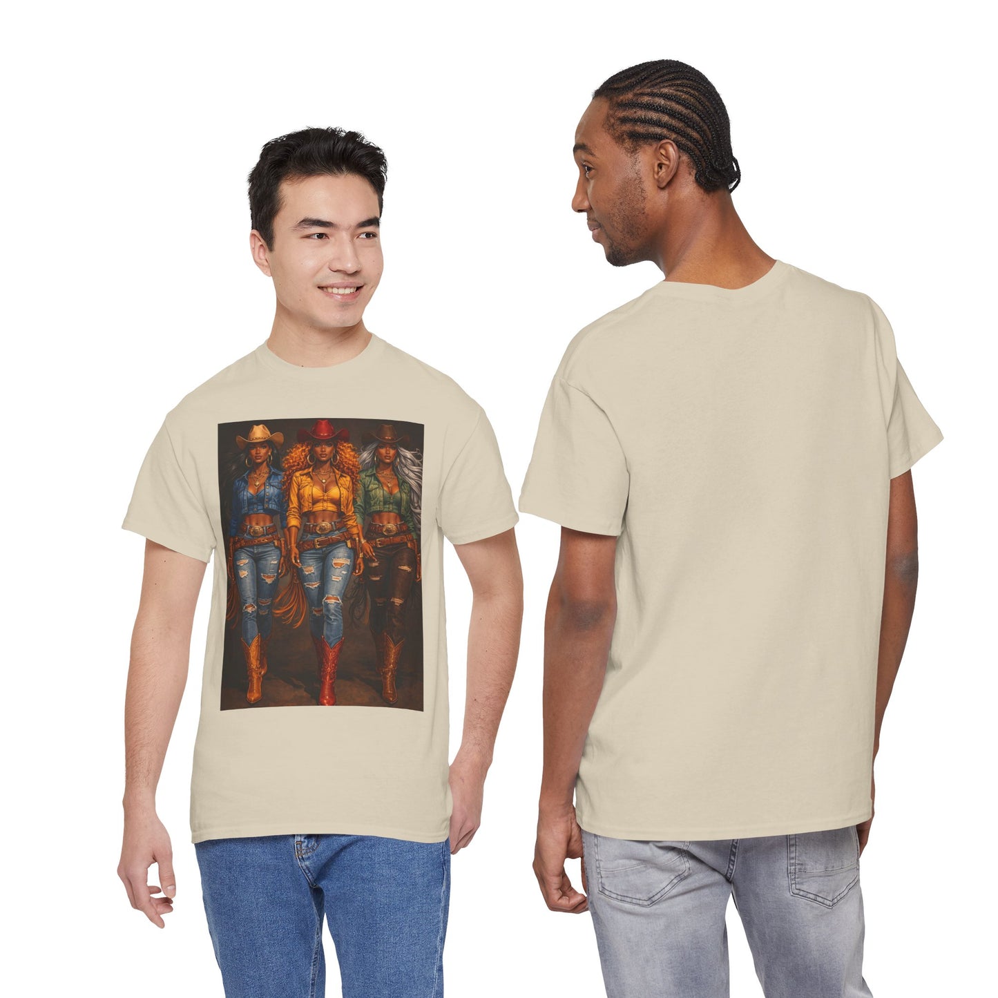 Triple the Grit Graphic Tee – Western Boots & Denim Country Style Shirt