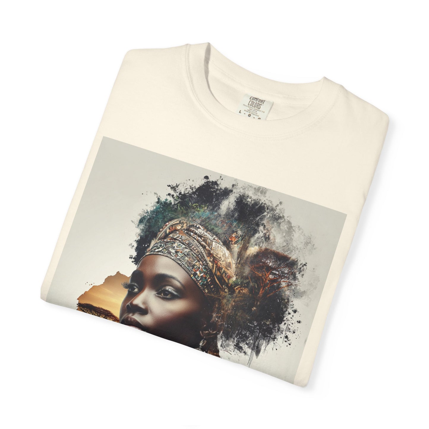 African Soul T-Shirt — Afrocentric Map Portrait Tee