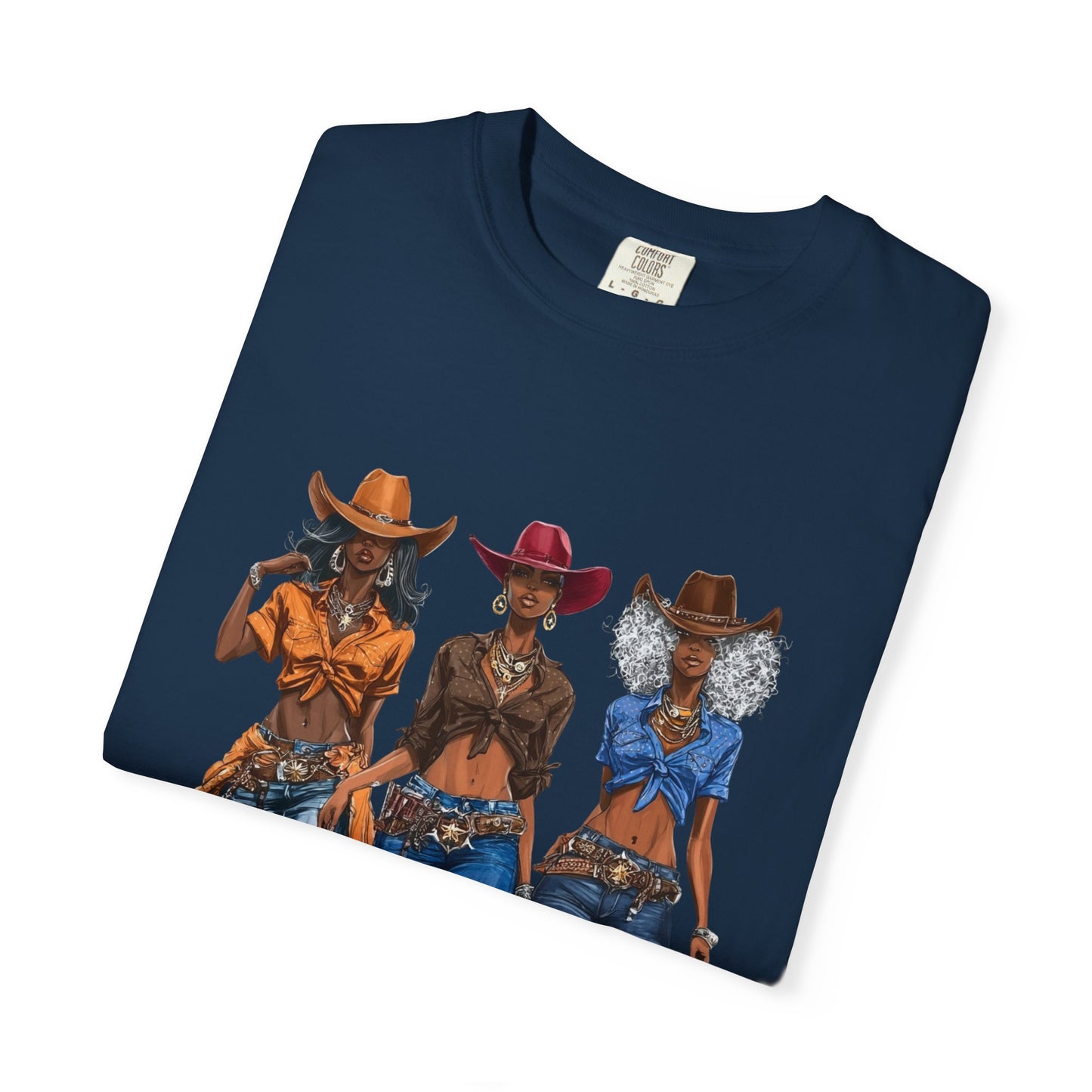 “Melanin on the Frontier” Graphic T-Shirt — Western Rodeo Fashion Tee