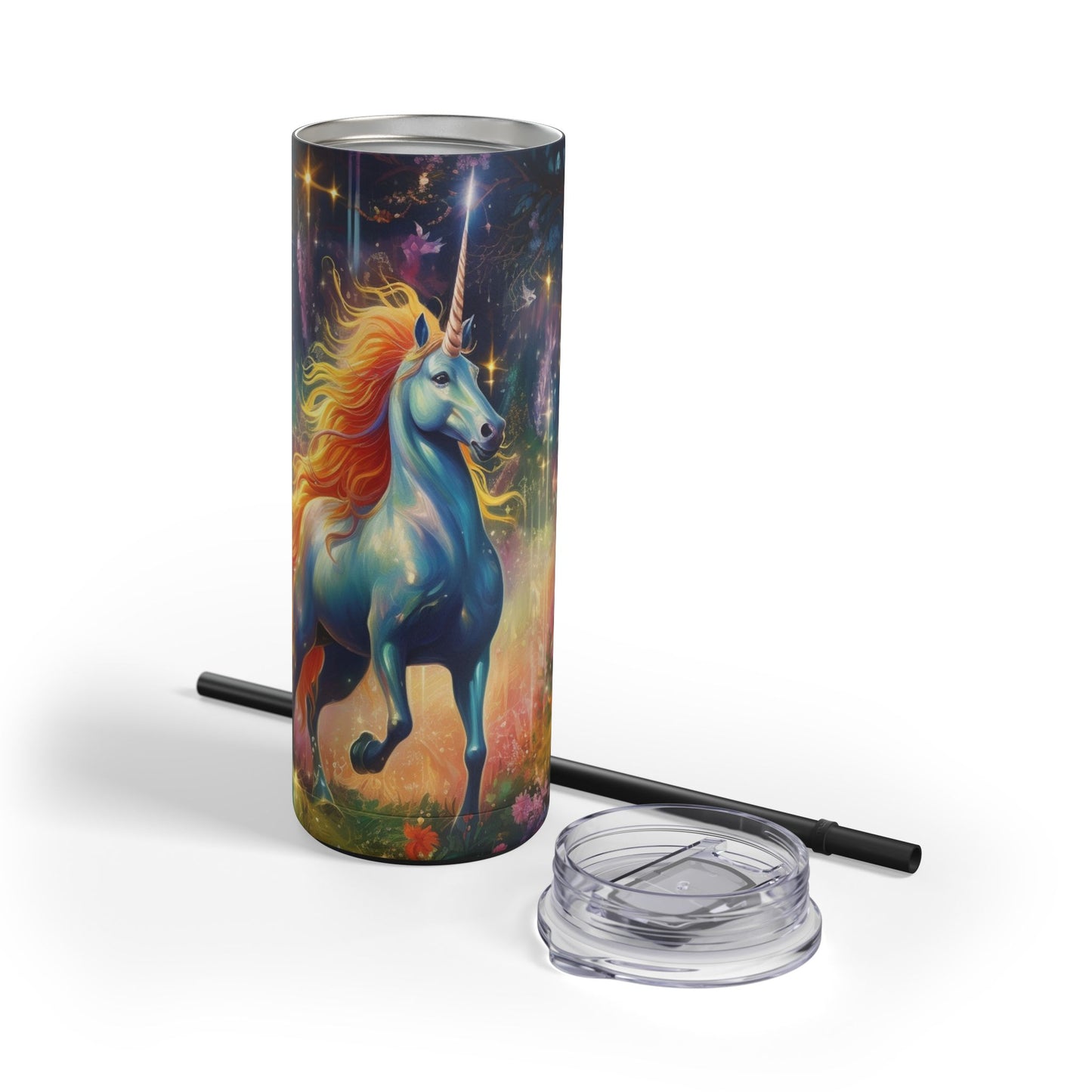 Unicorn Skinny Matte Tumbler, 20oz