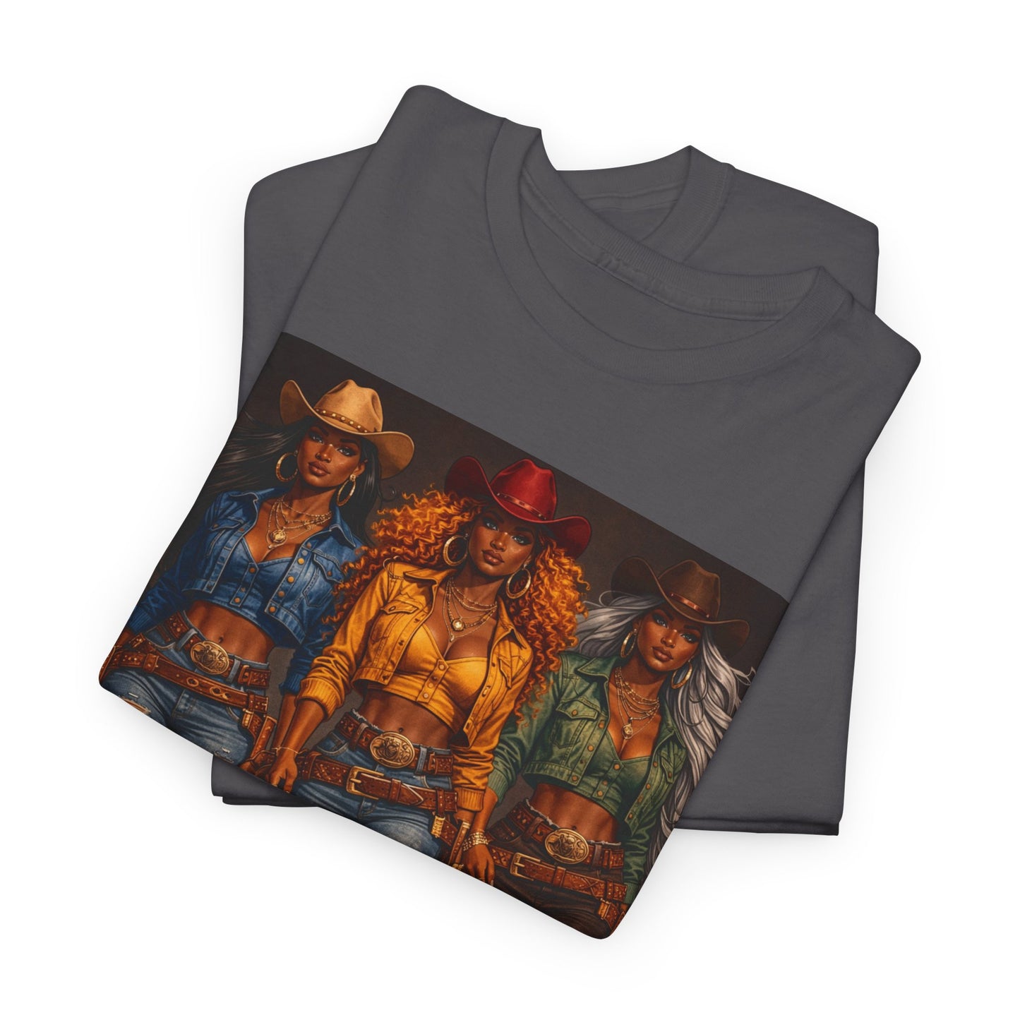 Triple the Grit Graphic Tee – Western Boots & Denim Country Style Shirt