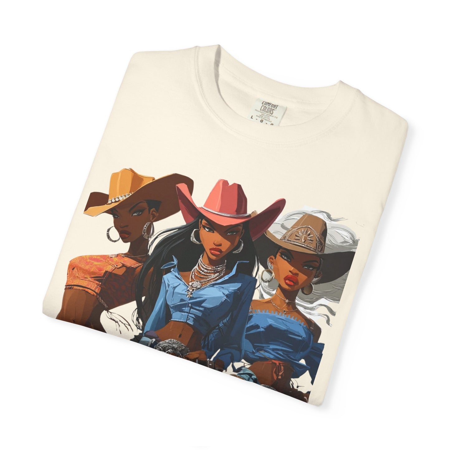 “Yeehaw & Unbothered” Trio Graphic T-Shirt – Western Rodeo Style Tee