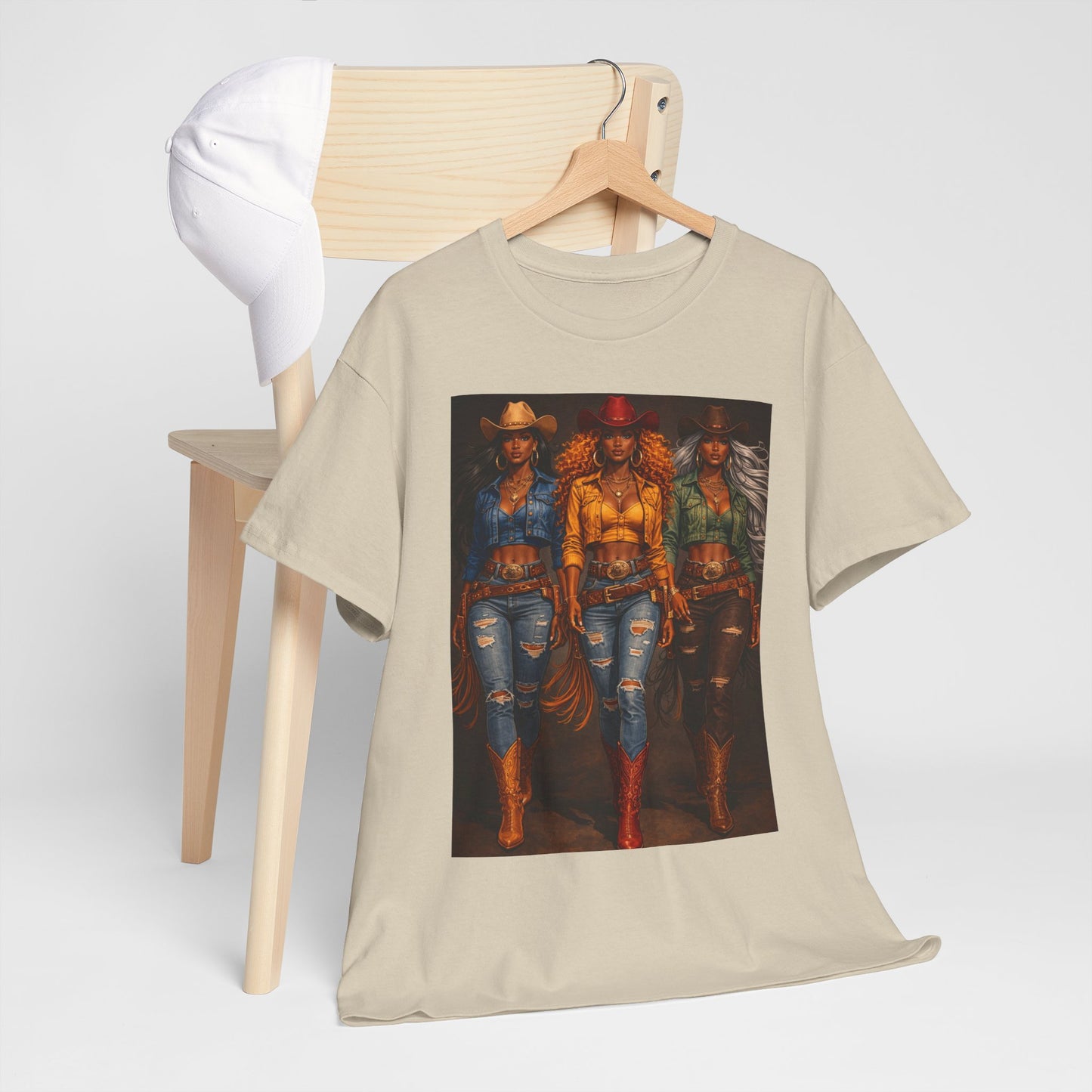 Triple the Grit Graphic Tee – Western Boots & Denim Country Style Shirt