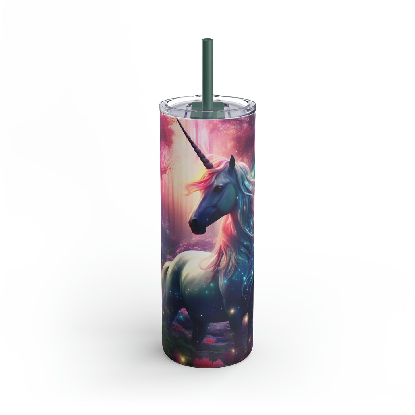 Magical Unicorn Skinny Matte Tumbler, 20oz