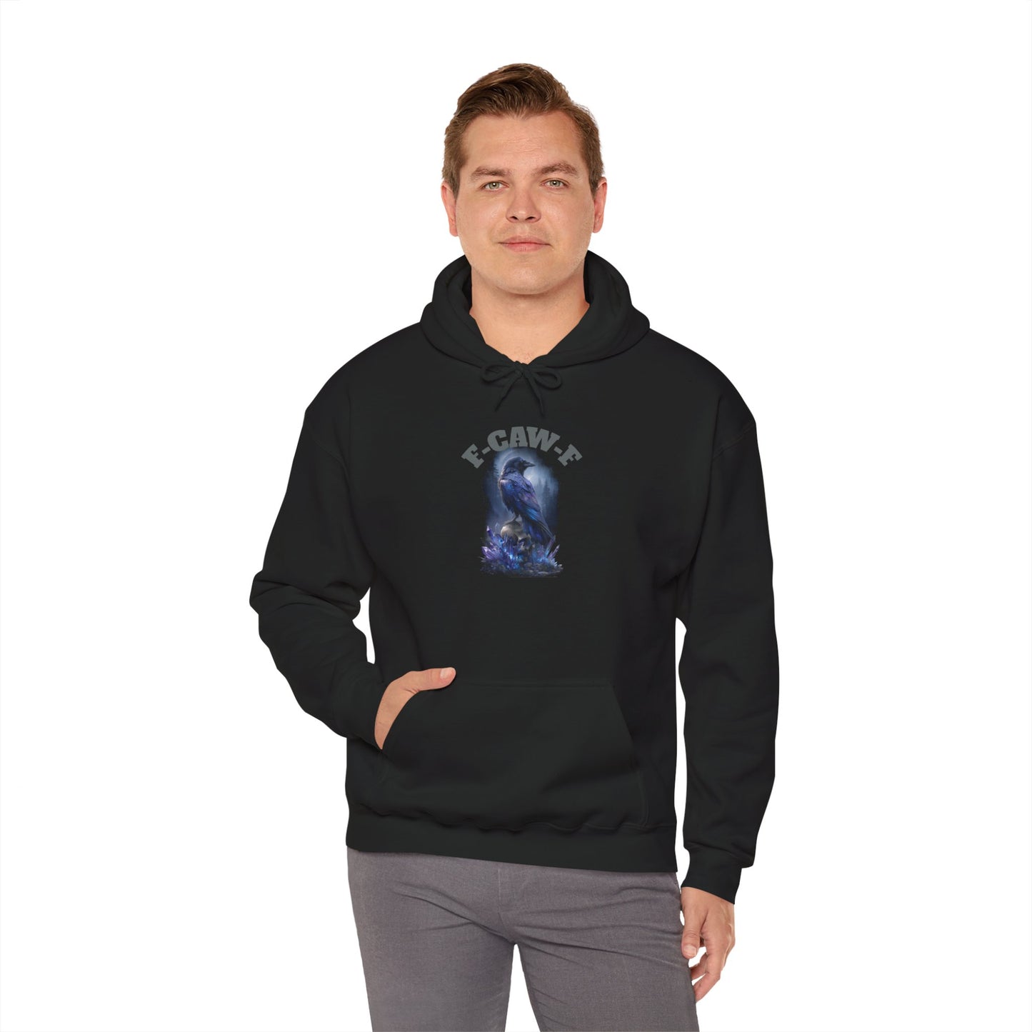 F-CAW-F Funny Hoodie - Unisex Heavy Blend™ Sweatshirt, Comfortable Pullover for Adults, Stylish Streetwear, Perfect Gift for Anime [...]