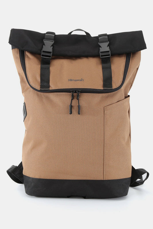 Himawari Contrast Waterproof Canvas Backpack Bag