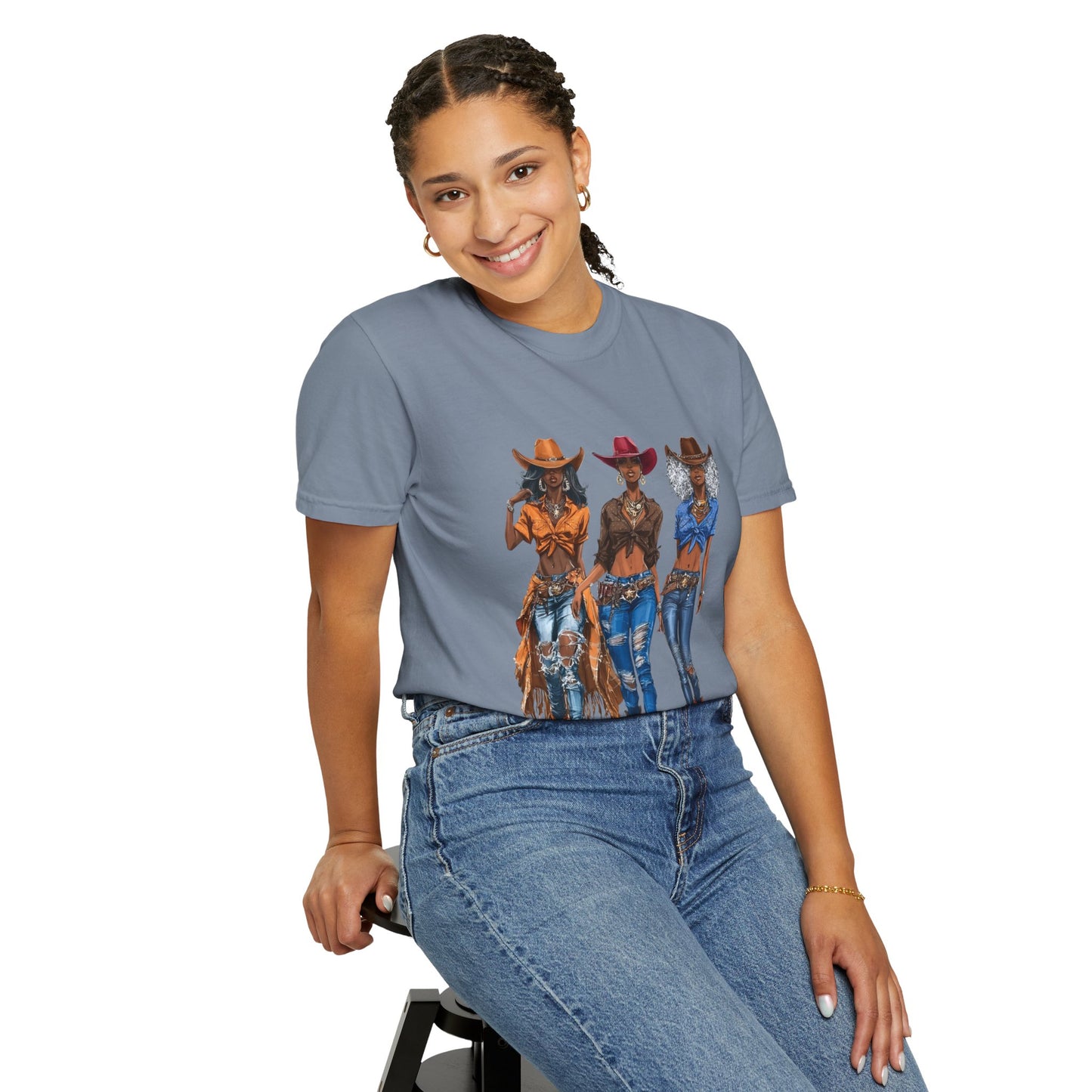 “Melanin on the Frontier” Graphic T-Shirt — Western Rodeo Fashion Tee