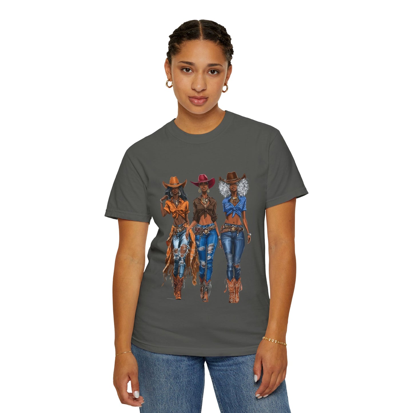 “Melanin on the Frontier” Graphic T-Shirt — Western Rodeo Fashion Tee