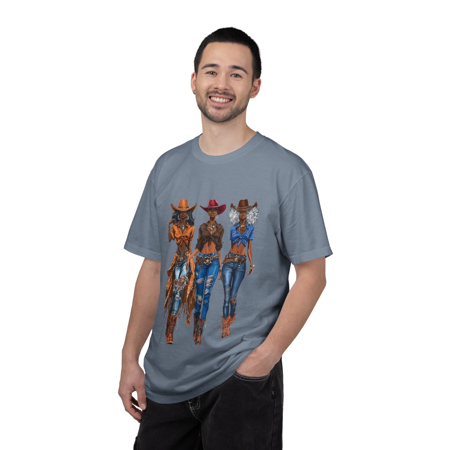 “Melanin on the Frontier” Graphic T-Shirt — Western Rodeo Fashion Tee