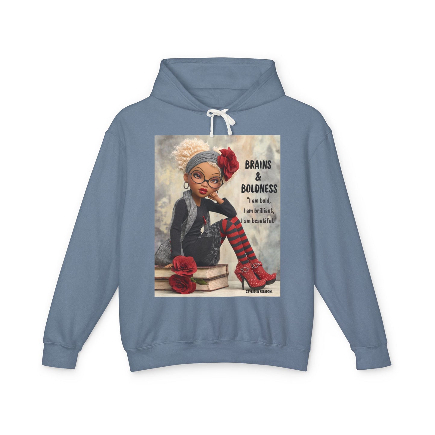 LIMITED EDITION | Storybook Scholar Doll Hoodie — “Smart is Stylish.”