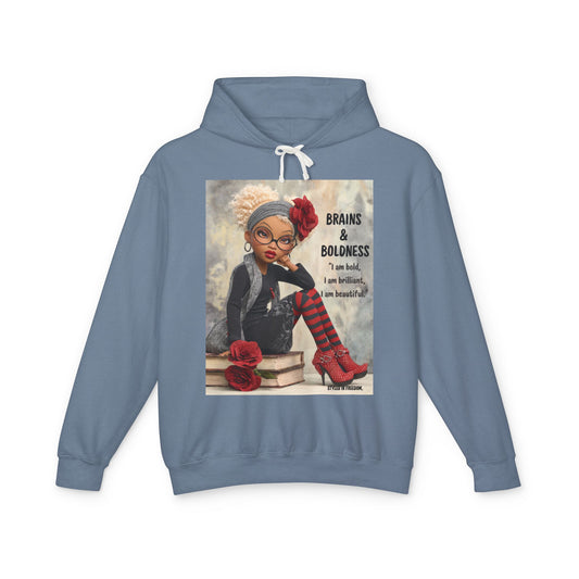 LIMITED EDITION | Storybook Scholar Doll Hoodie — “Smart is Stylish.”