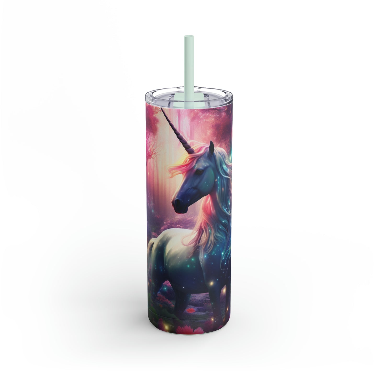 Magical Unicorn Skinny Matte Tumbler, 20oz