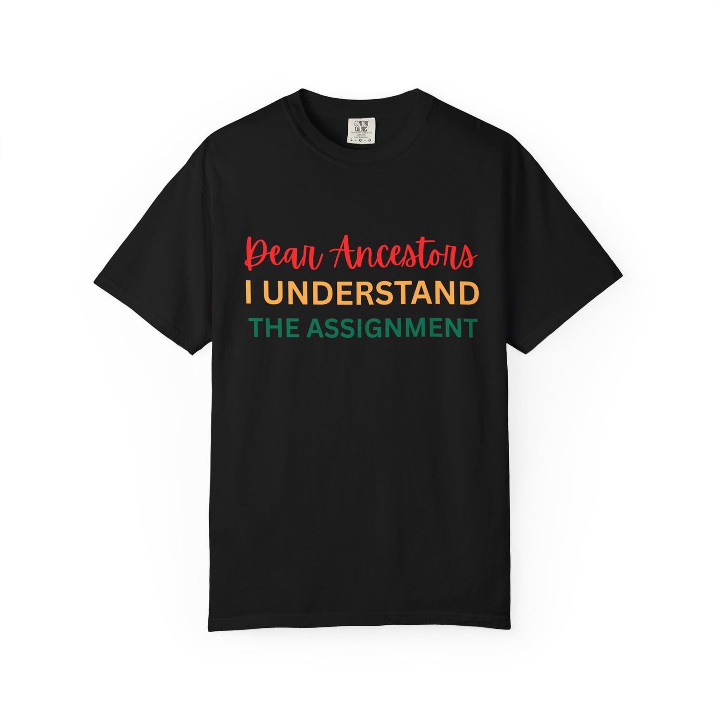 Dear Ancestors Unisex T-shirt, Funny Tee, Gift for Family, Heritage Pride Shirt, Casual Everyday Wear, Unique Statement Tee