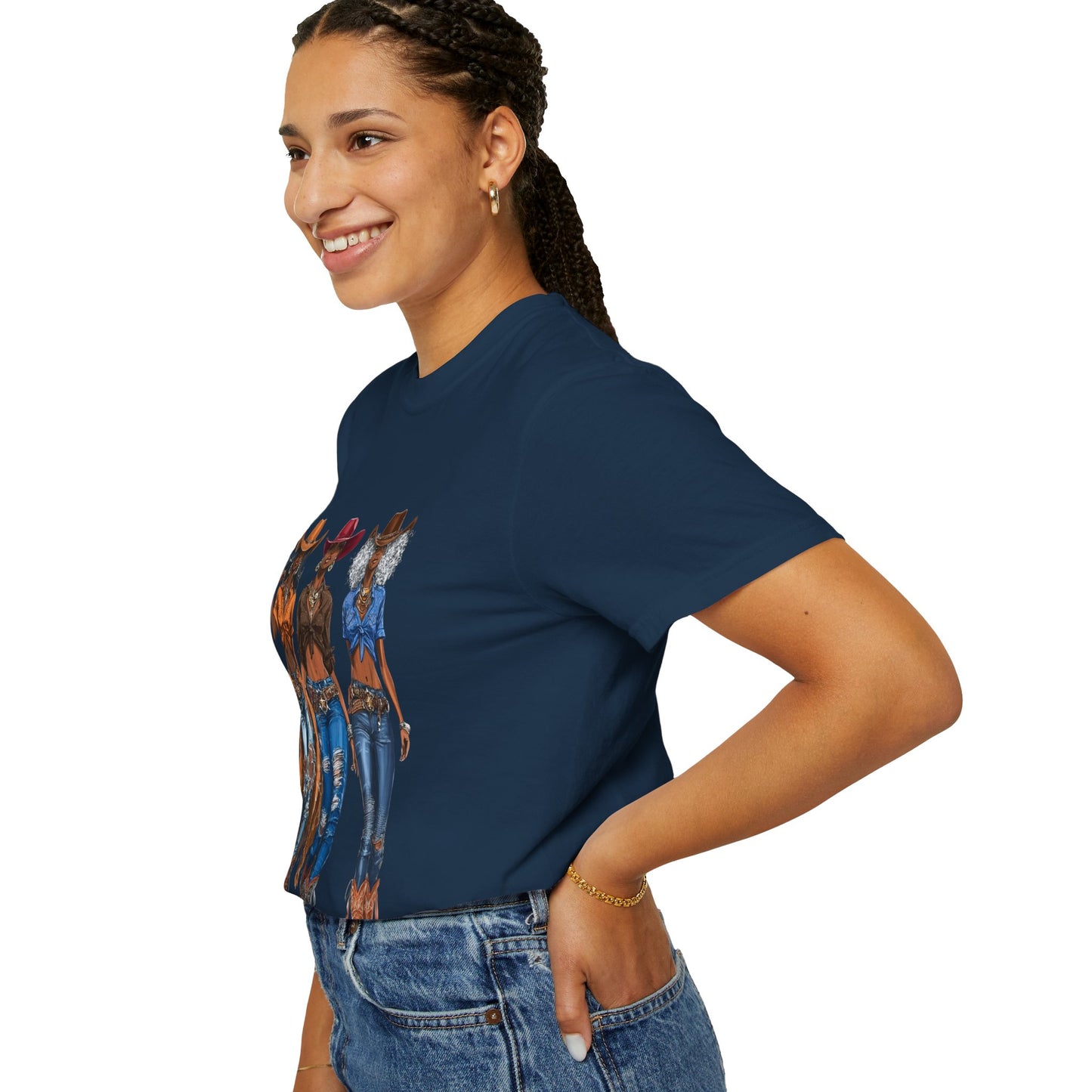 “Melanin on the Frontier” Graphic T-Shirt — Western Rodeo Fashion Tee