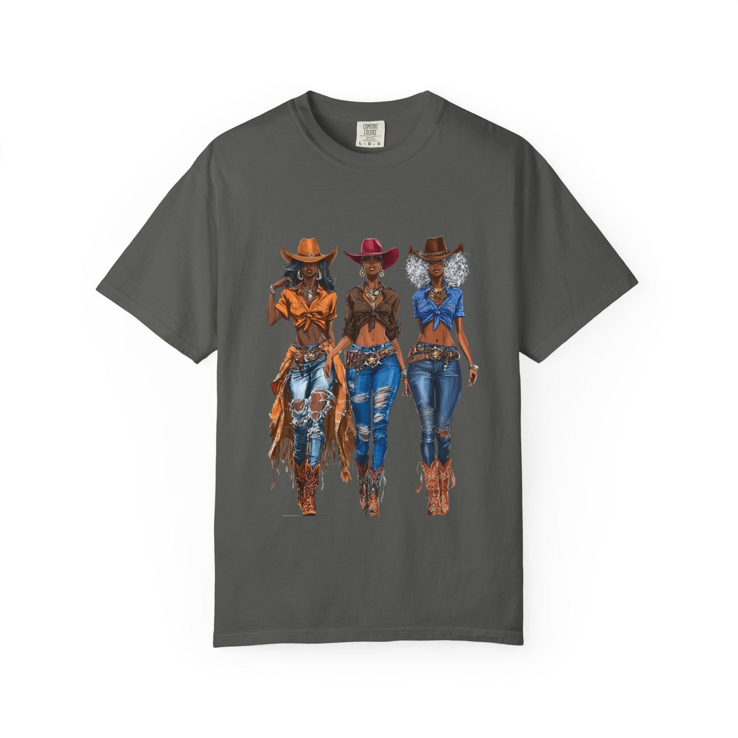 “Melanin on the Frontier” Graphic T-Shirt — Western Rodeo Fashion Tee