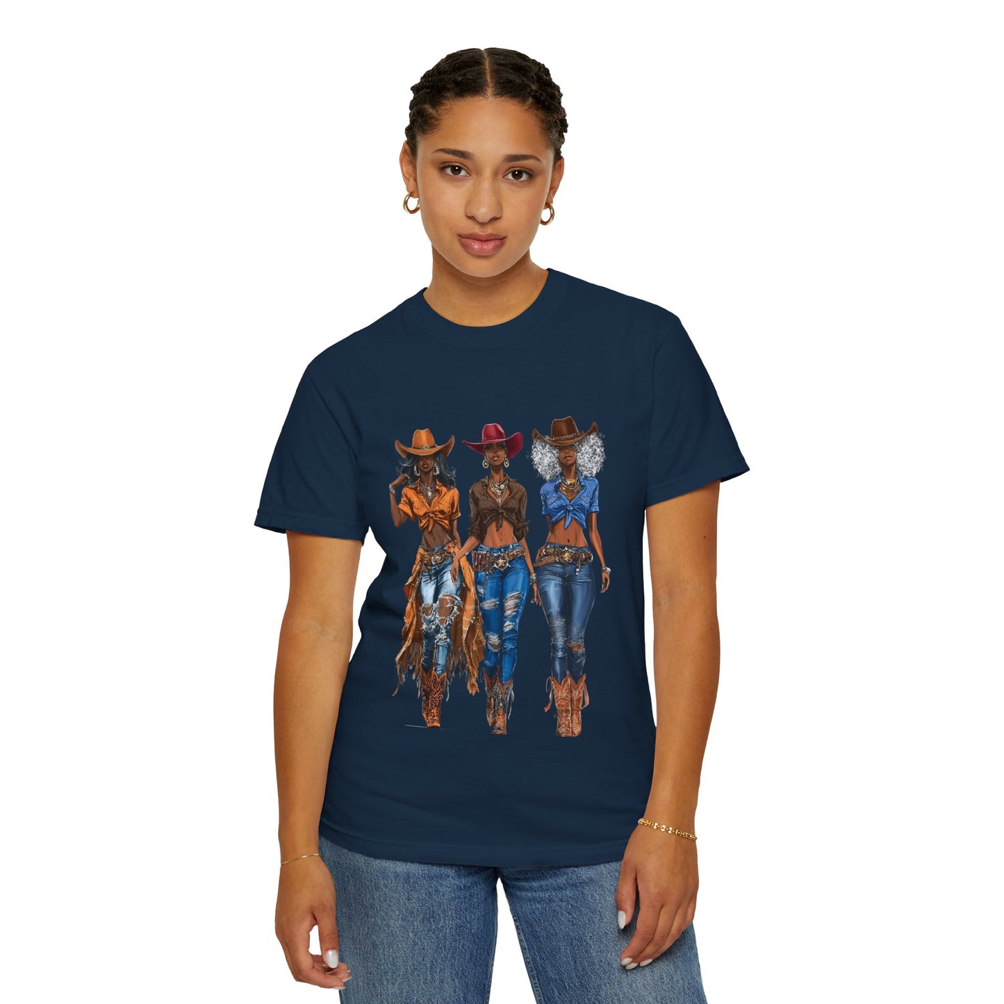 “Melanin on the Frontier” Graphic T-Shirt — Western Rodeo Fashion Tee