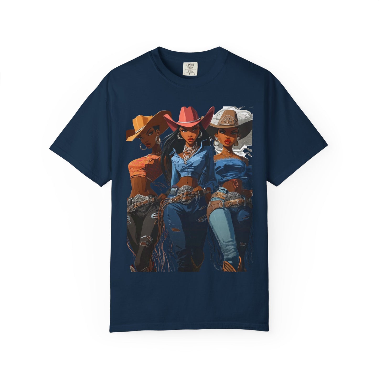 “Yeehaw & Unbothered” Trio Graphic T-Shirt – Western Rodeo Style Tee