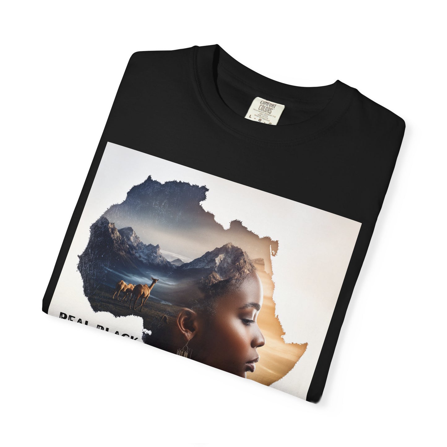 "Real Black History Started Before Slavery" African Heritage Graphic Tee