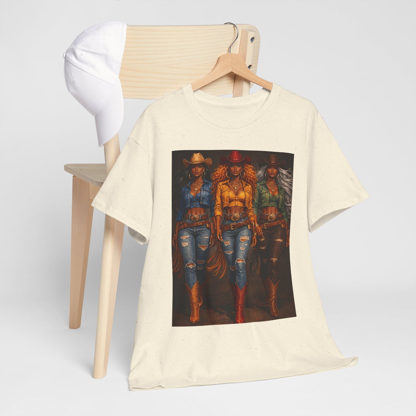 Triple the Grit Graphic Tee – Western Boots & Denim Country Style Shirt