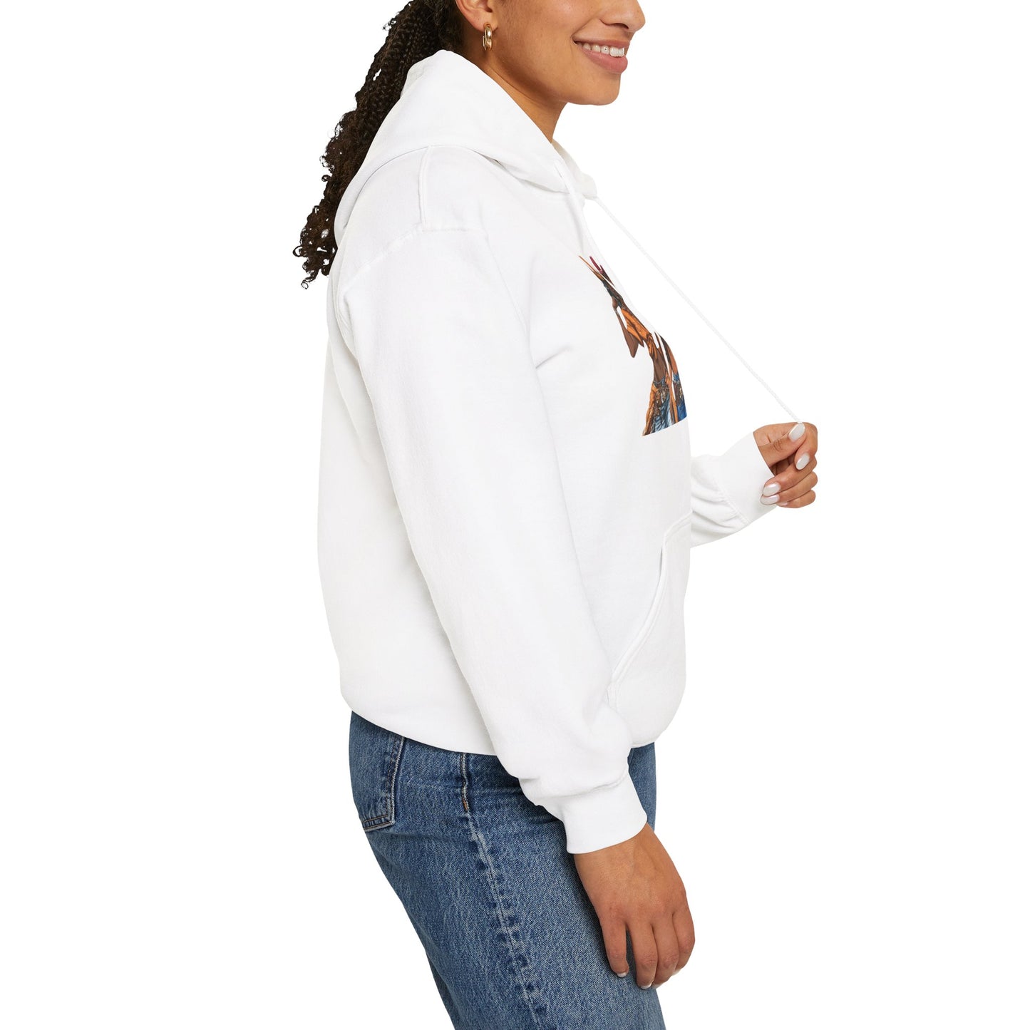 “Melanin on the Frontier” Graphic Hoodie — Western Women Rock Band Pullover