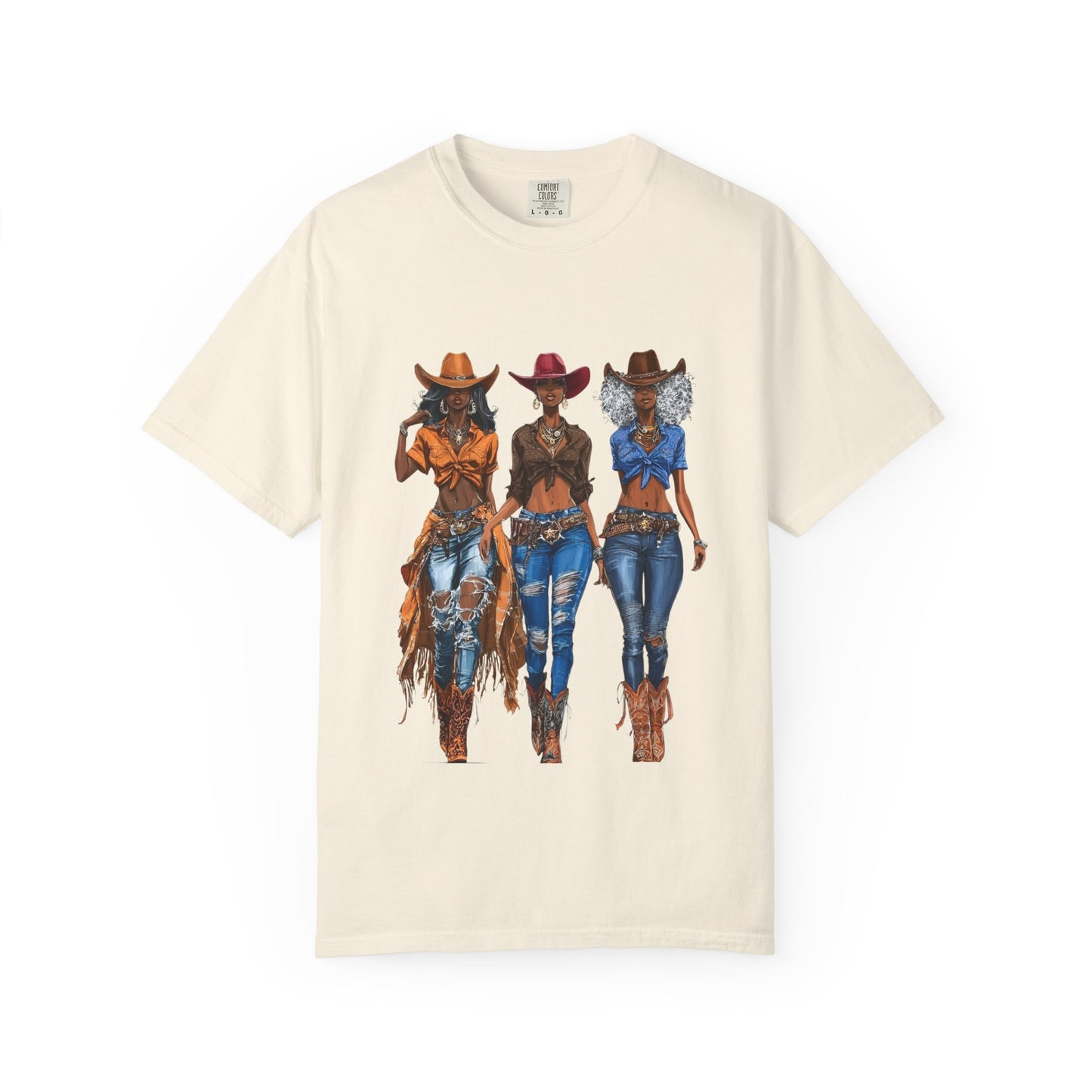 “Melanin on the Frontier” Graphic T-Shirt — Western Rodeo Fashion Tee