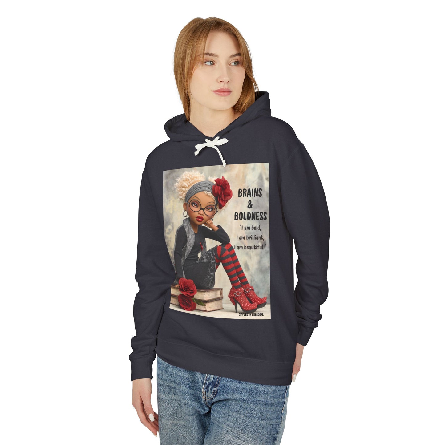 LIMITED EDITION | Storybook Scholar Doll Hoodie — “Smart is Stylish.”