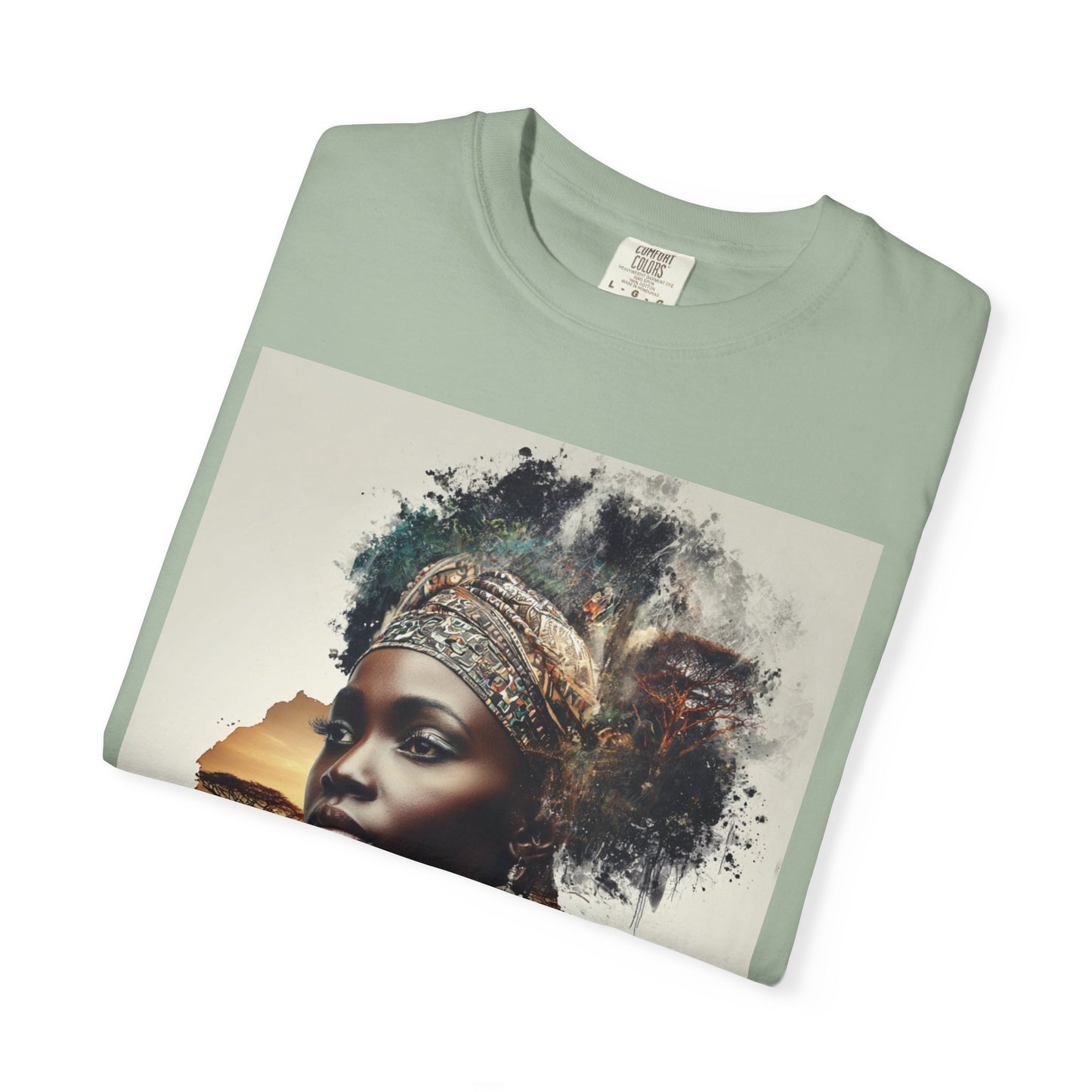African Soul T-Shirt — Afrocentric Map Portrait Tee