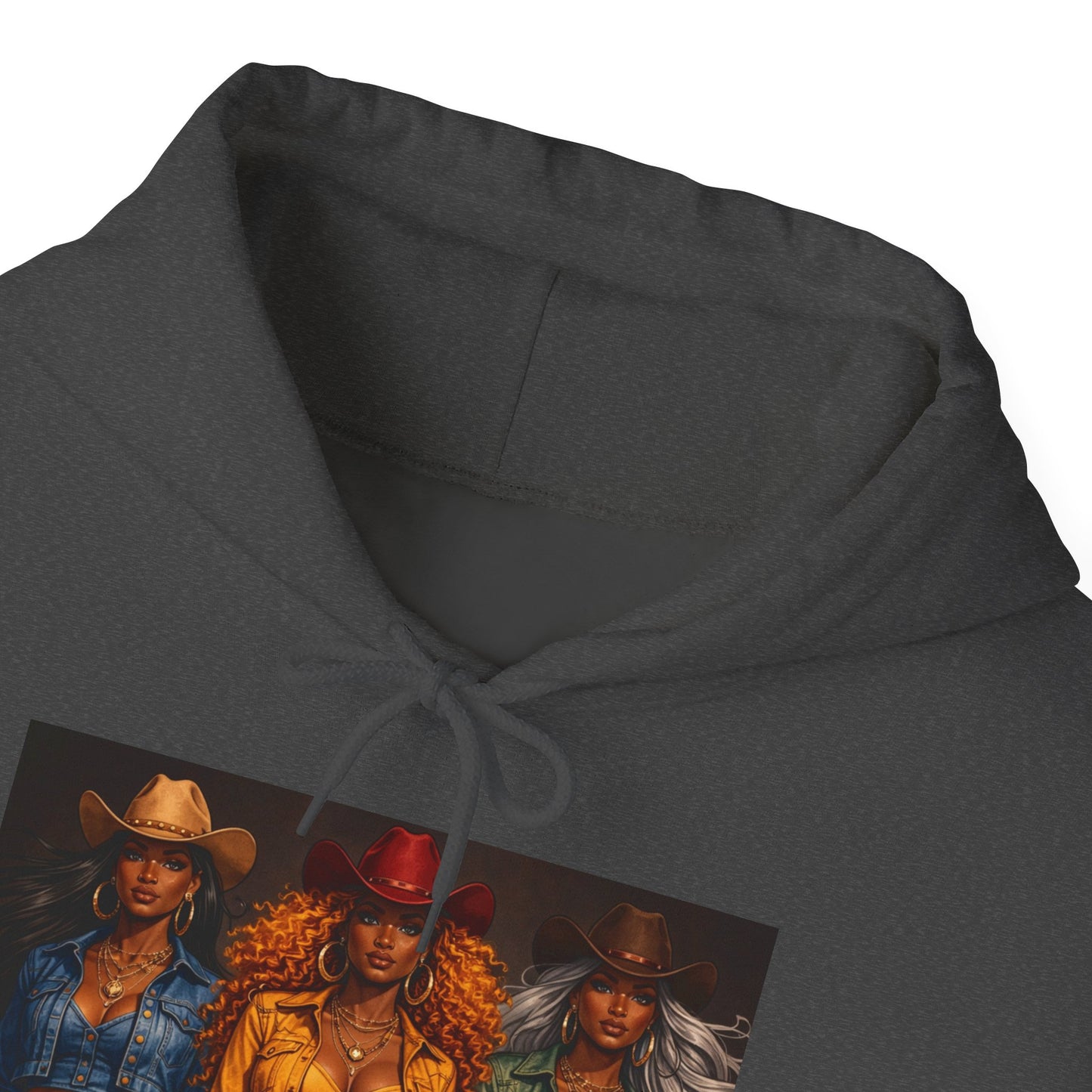 Triple the Grit Graphic Hoodie – Vintage Western Saloon Art