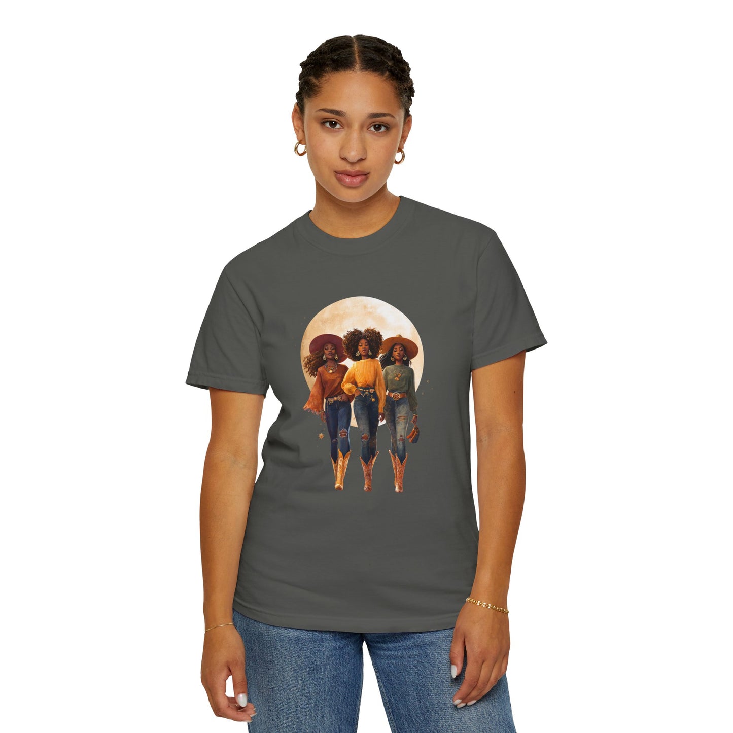 Cowgirls of the West, Unisex Garment-Dyed T-shirt