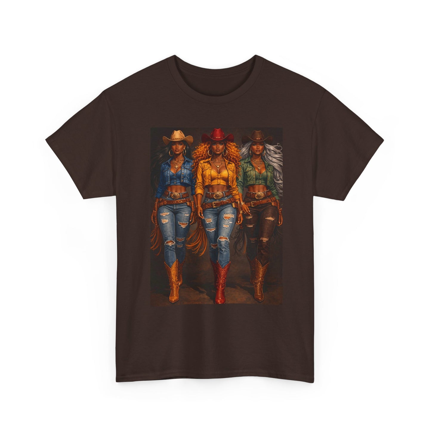 Triple the Grit Graphic Tee – Western Boots & Denim Country Style Shirt