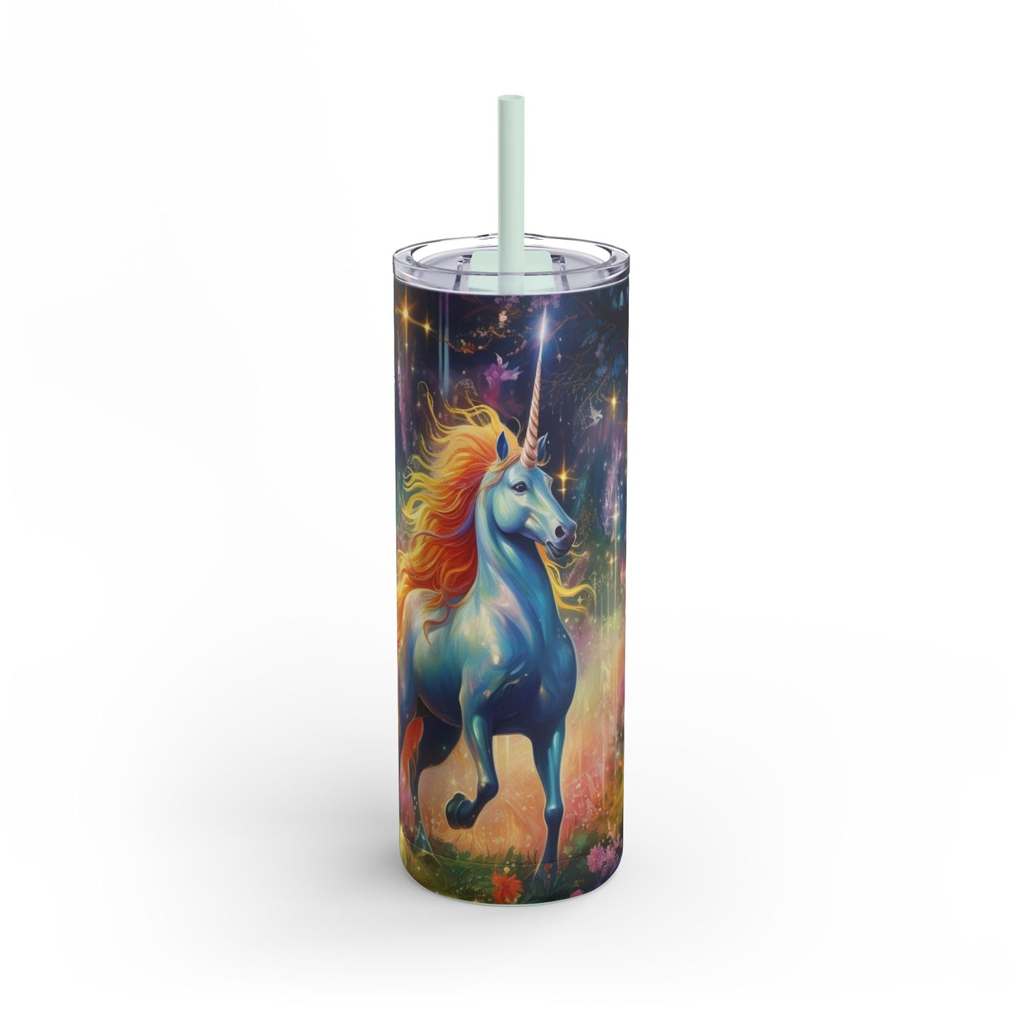 Unicorn Skinny Matte Tumbler, 20oz
