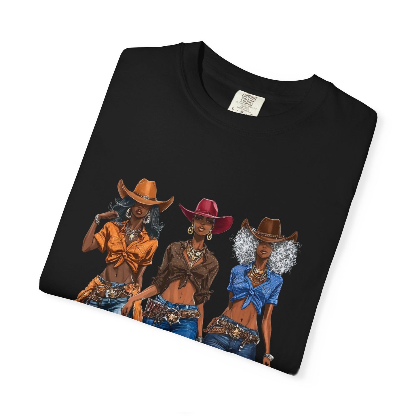 “Melanin on the Frontier” Graphic T-Shirt — Western Rodeo Fashion Tee