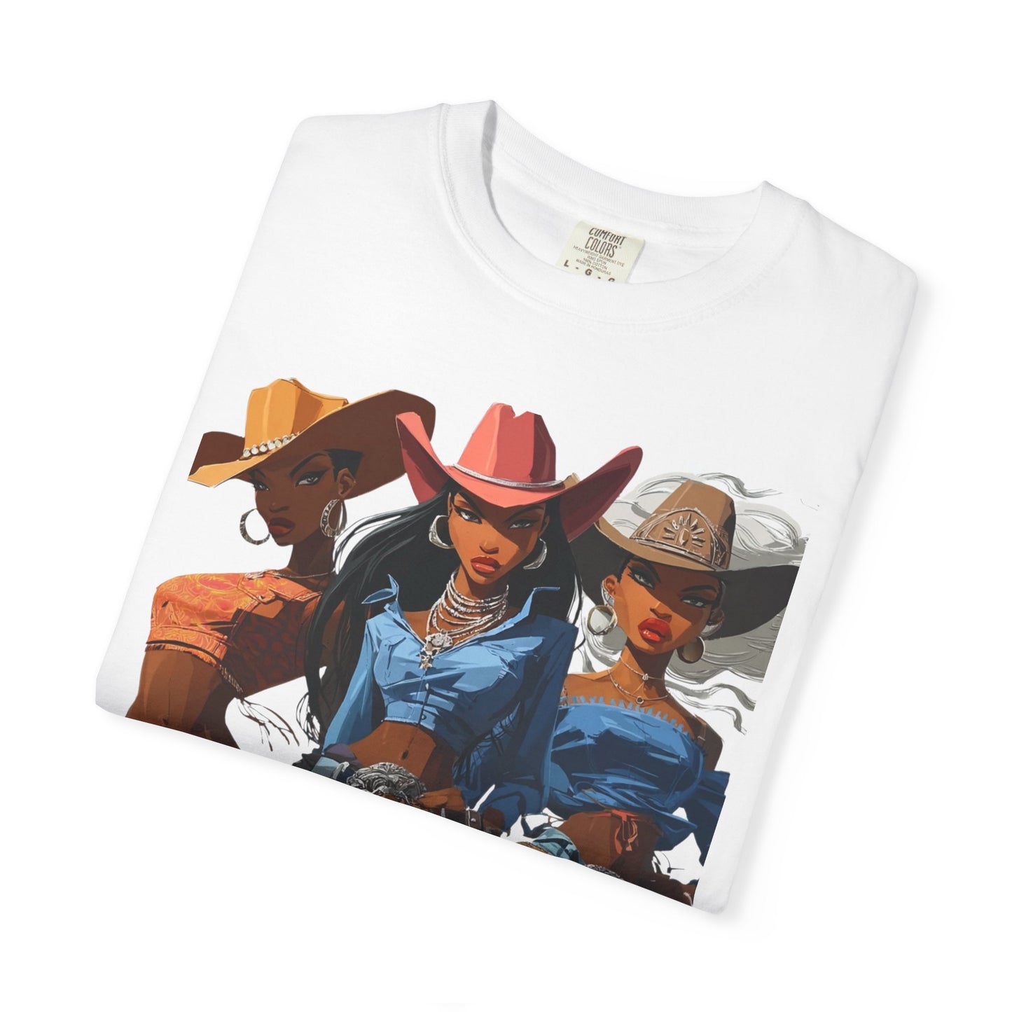 “Yeehaw & Unbothered” Trio Graphic T-Shirt – Western Rodeo Style Tee