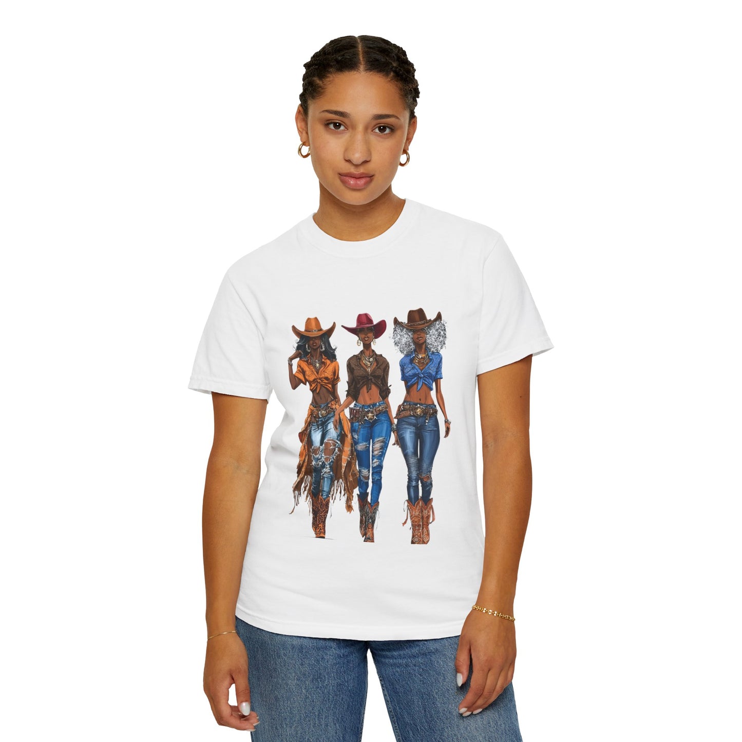 “Melanin on the Frontier” Graphic T-Shirt — Western Rodeo Fashion Tee