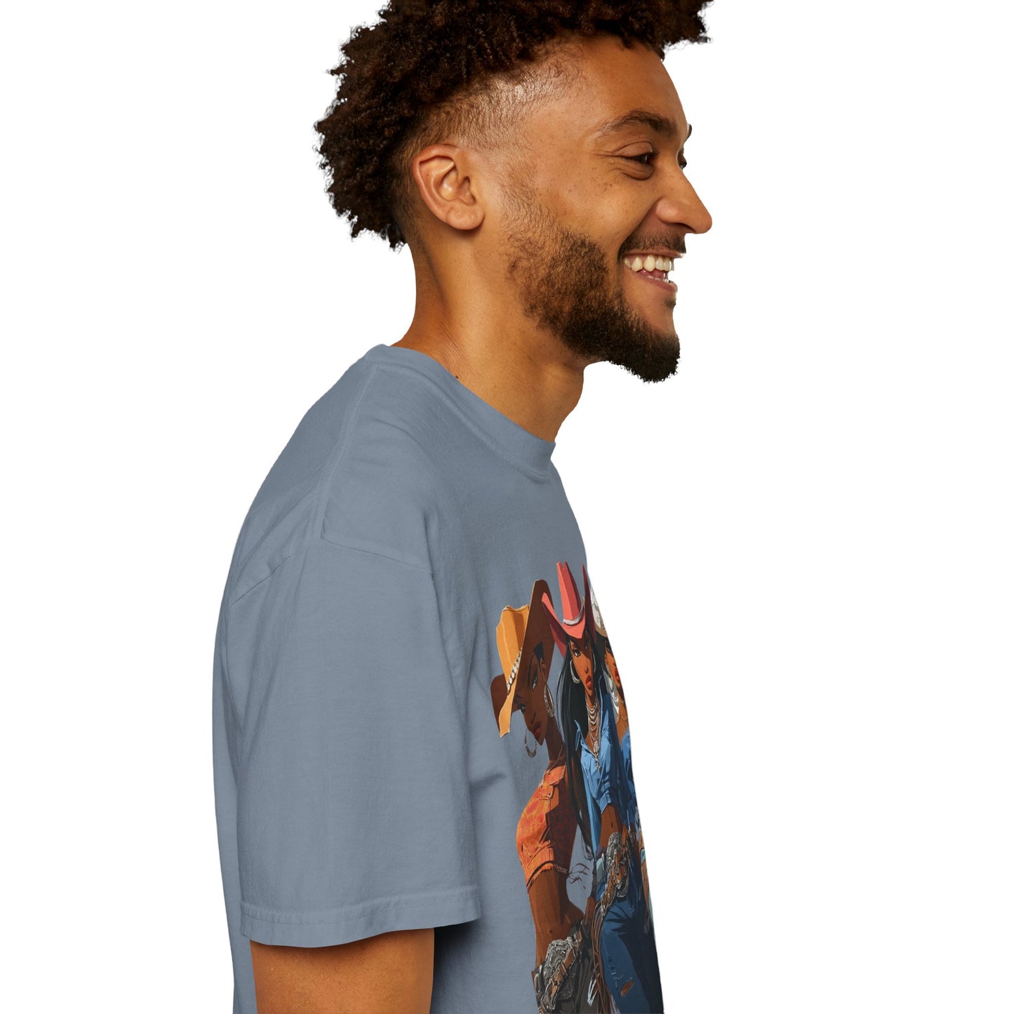 “Yeehaw & Unbothered” Trio Graphic T-Shirt – Western Rodeo Style Tee