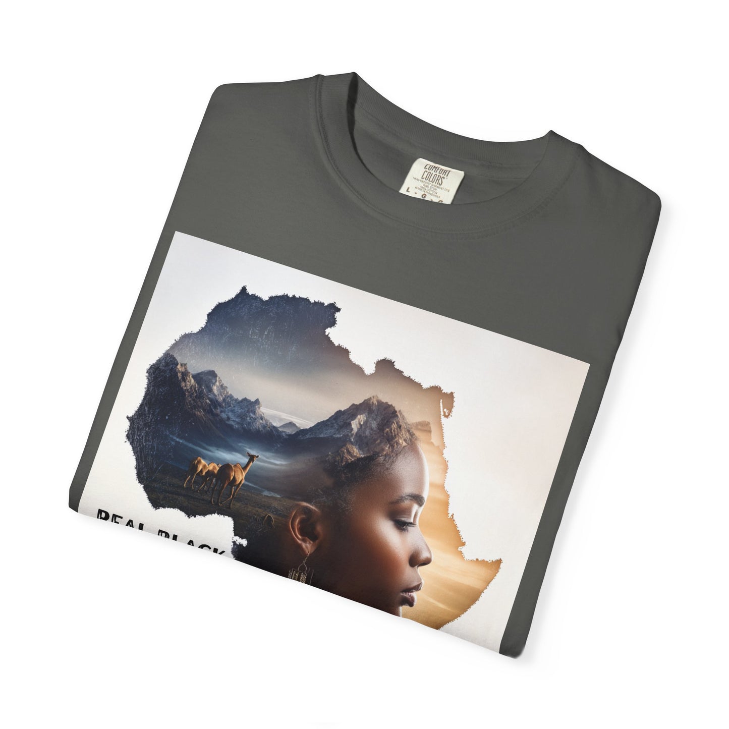 "Real Black History Started Before Slavery" African Heritage Graphic Tee