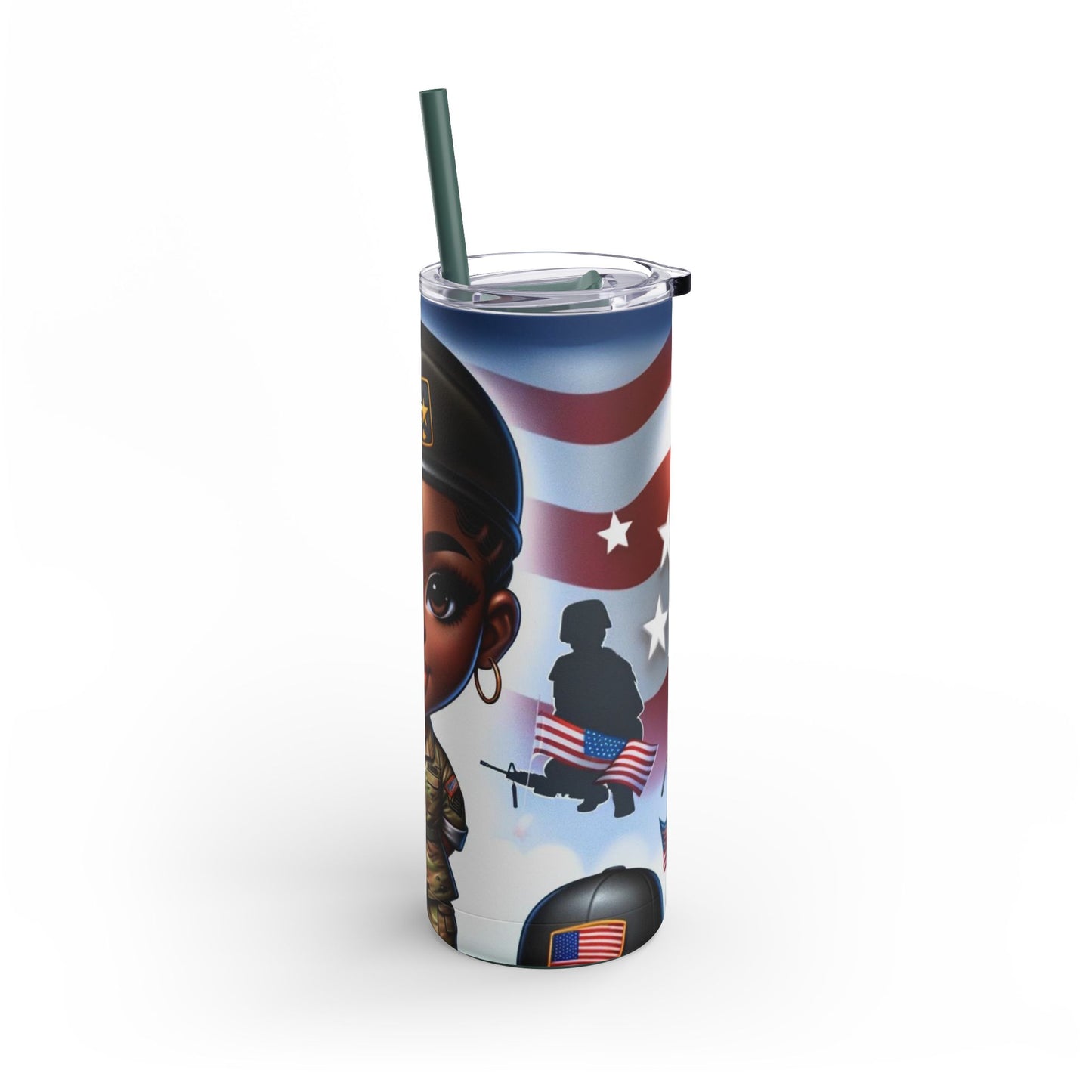 US Army Girl Tumbler, 20oz