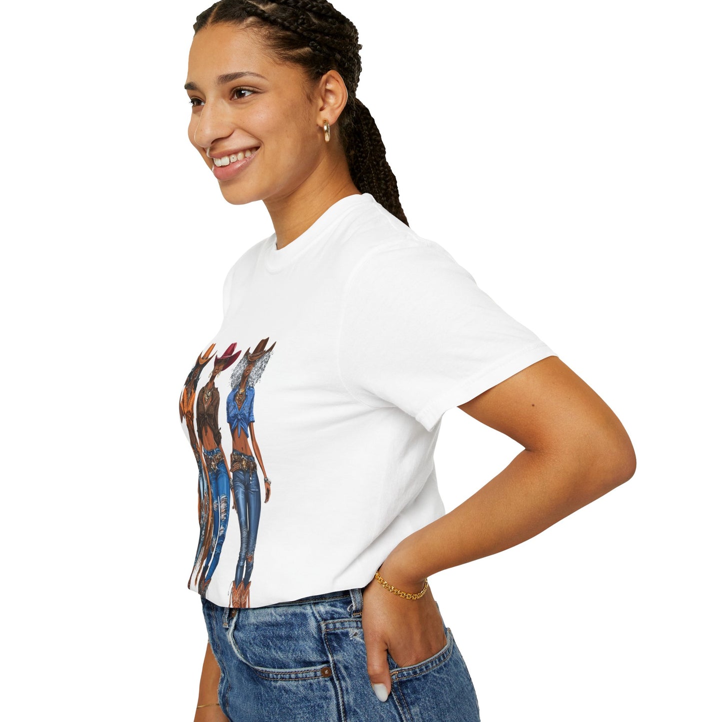 “Melanin on the Frontier” Graphic T-Shirt — Western Rodeo Fashion Tee