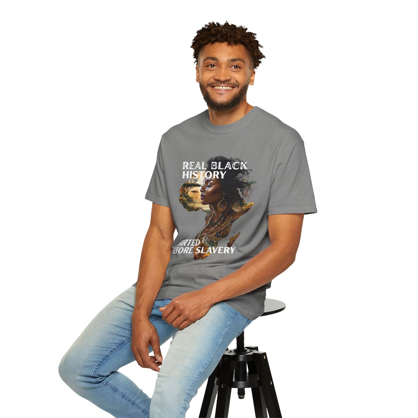 Real Black History T-Shirt — "Real Black History Started Before Slavery"