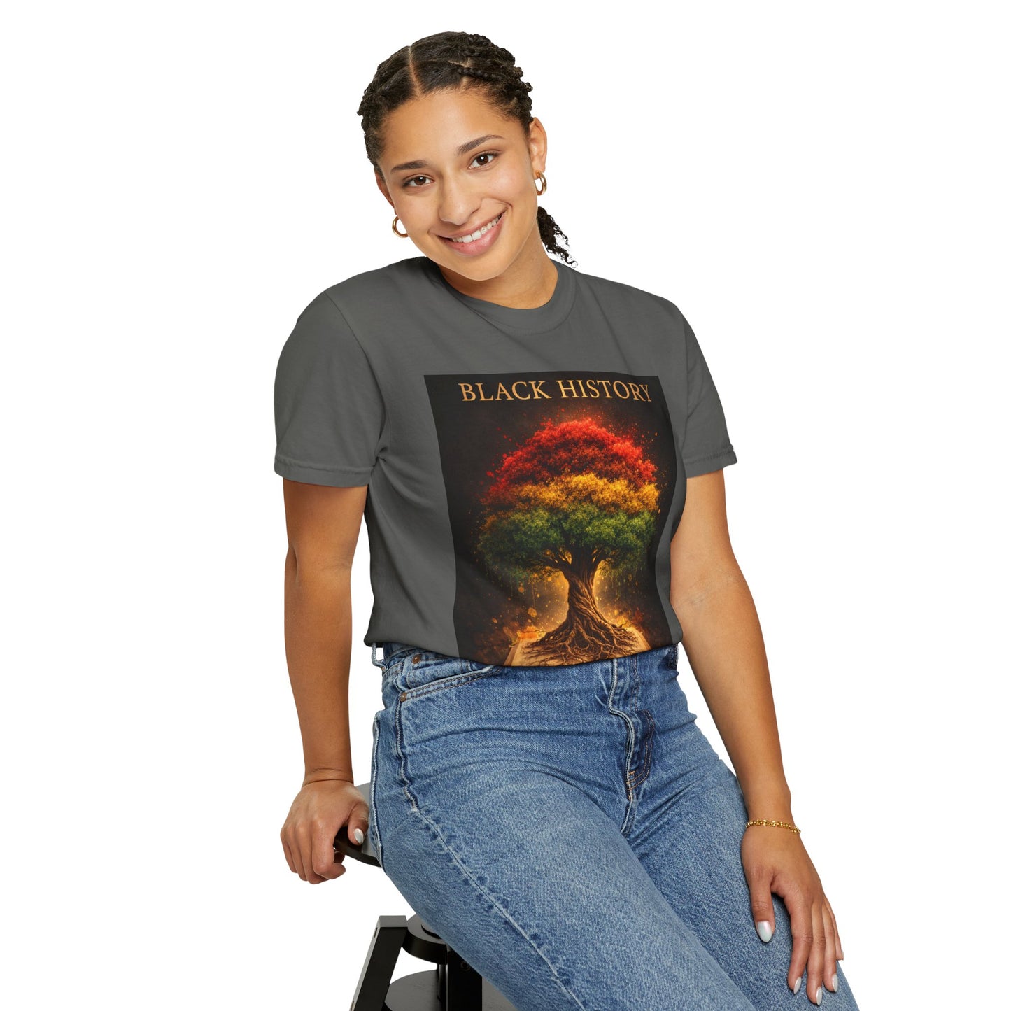 Black History Tree T-Shirt — 'Honoring the Past, Inspiring the Future'