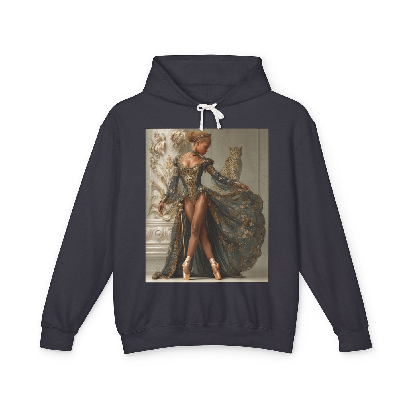 Vintage Ballet Dancer Hoodie — Elegant Ballerina Art Sweatshirt