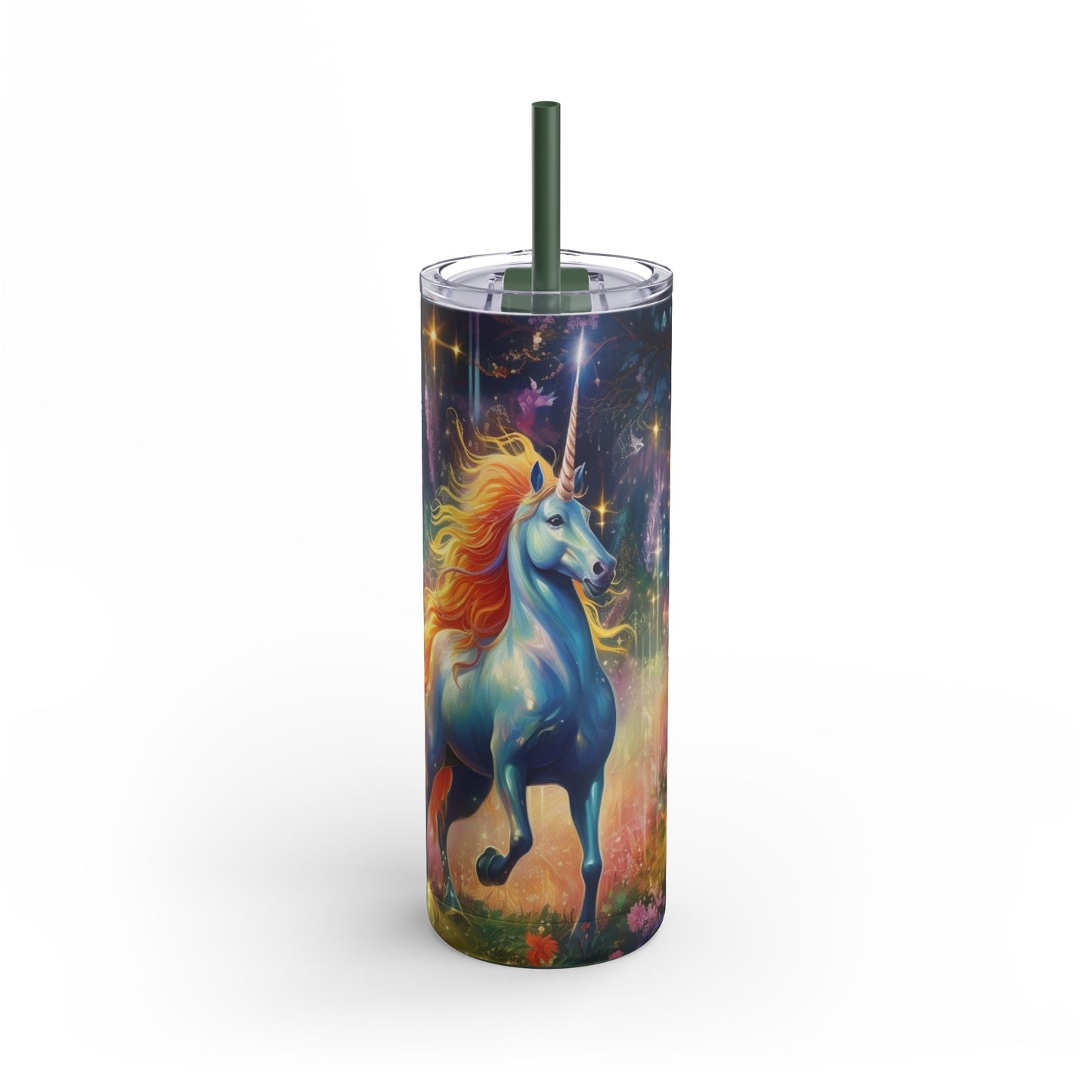 Unicorn Skinny Matte Tumbler, 20oz