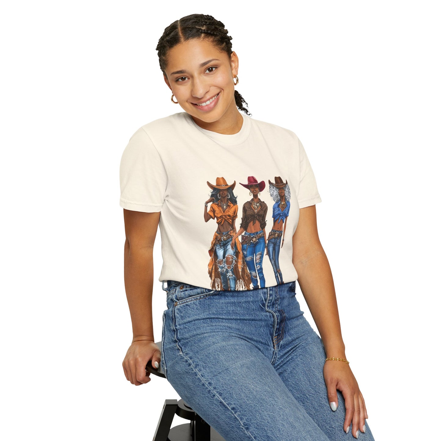 “Melanin on the Frontier” Graphic T-Shirt — Western Rodeo Fashion Tee
