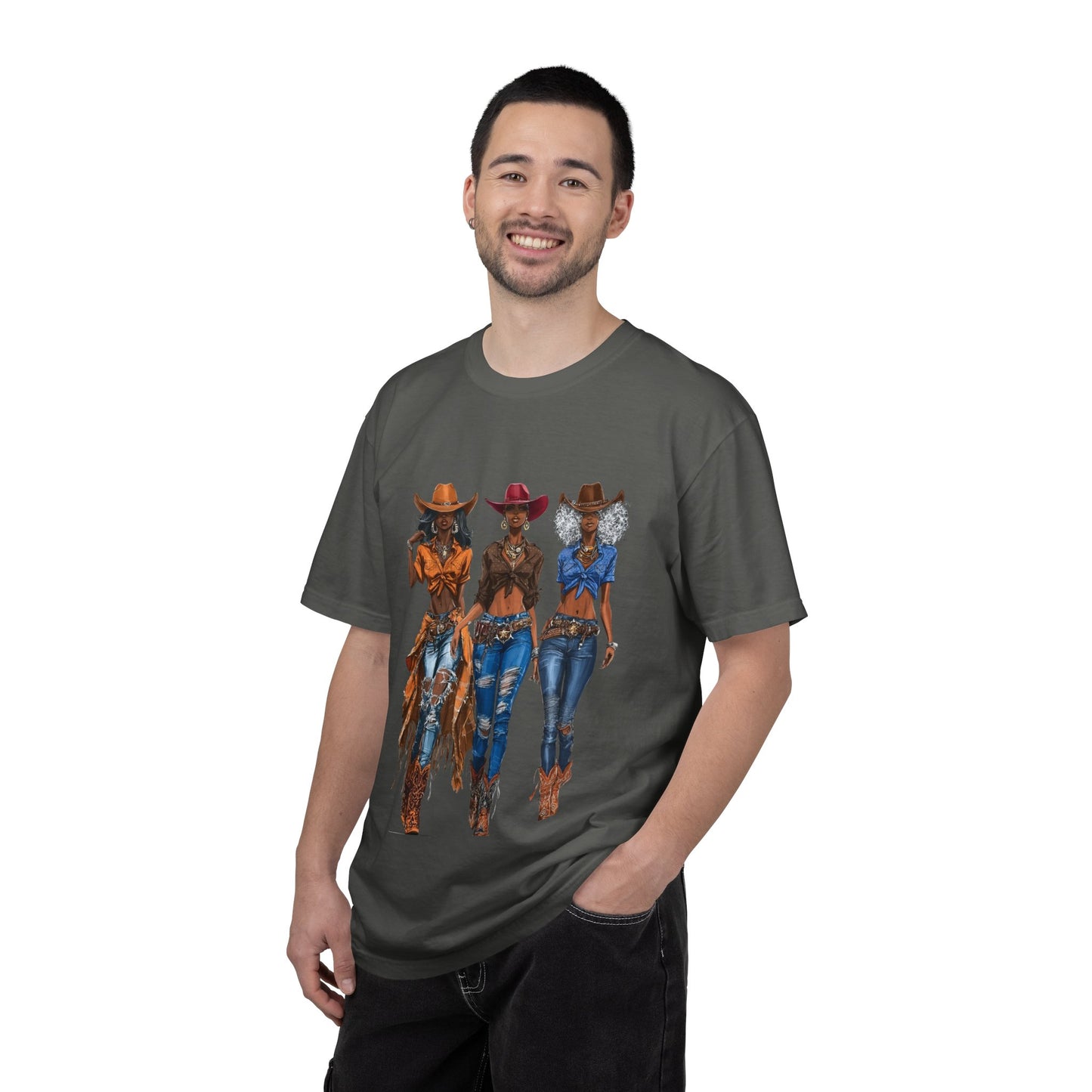 “Melanin on the Frontier” Graphic T-Shirt — Western Rodeo Fashion Tee