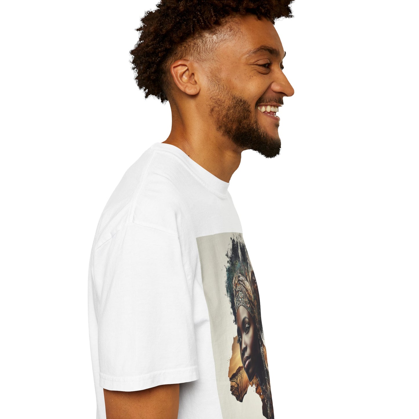 African Soul T-Shirt — Afrocentric Map Portrait Tee