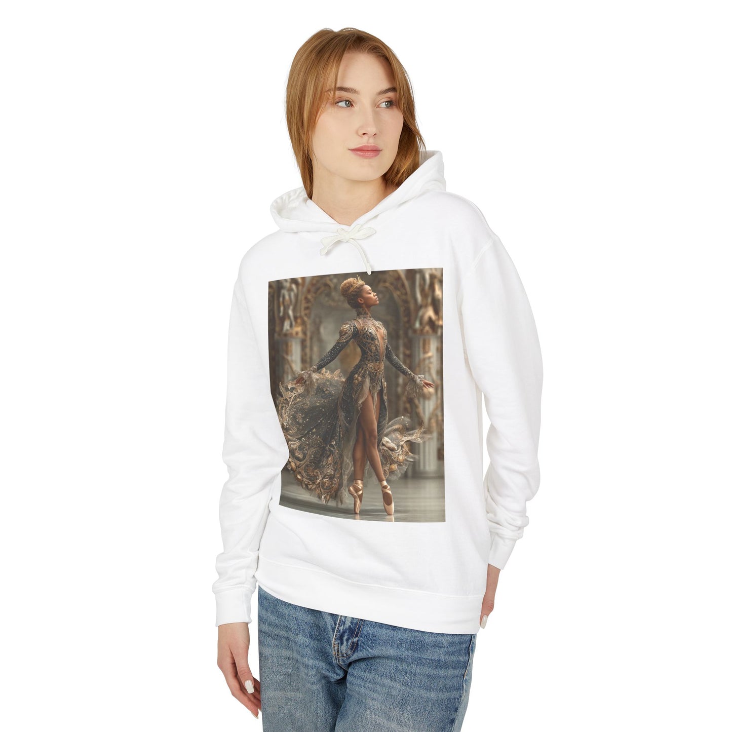 Ballet Muse Hoodie — Elegant Ballerina Art Pullover