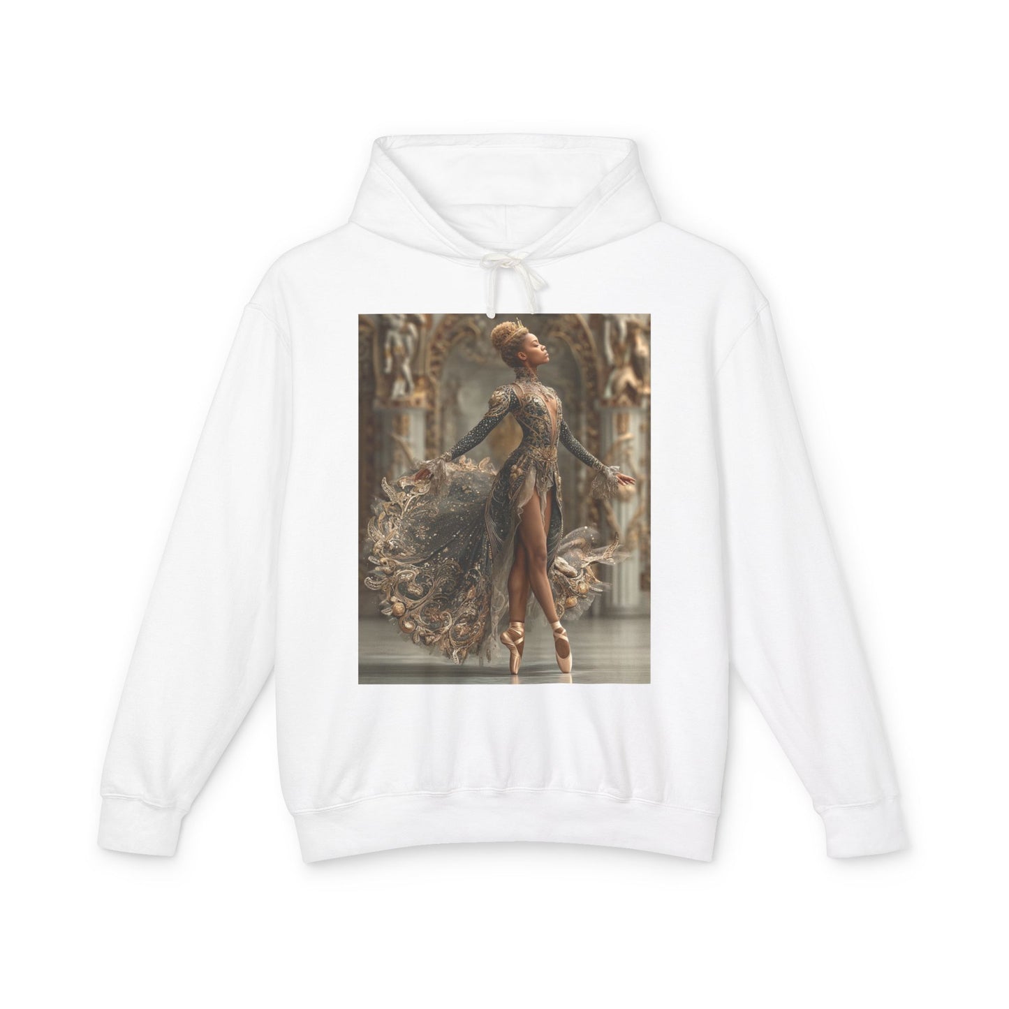 Ballet Muse Hoodie — Elegant Ballerina Art Pullover