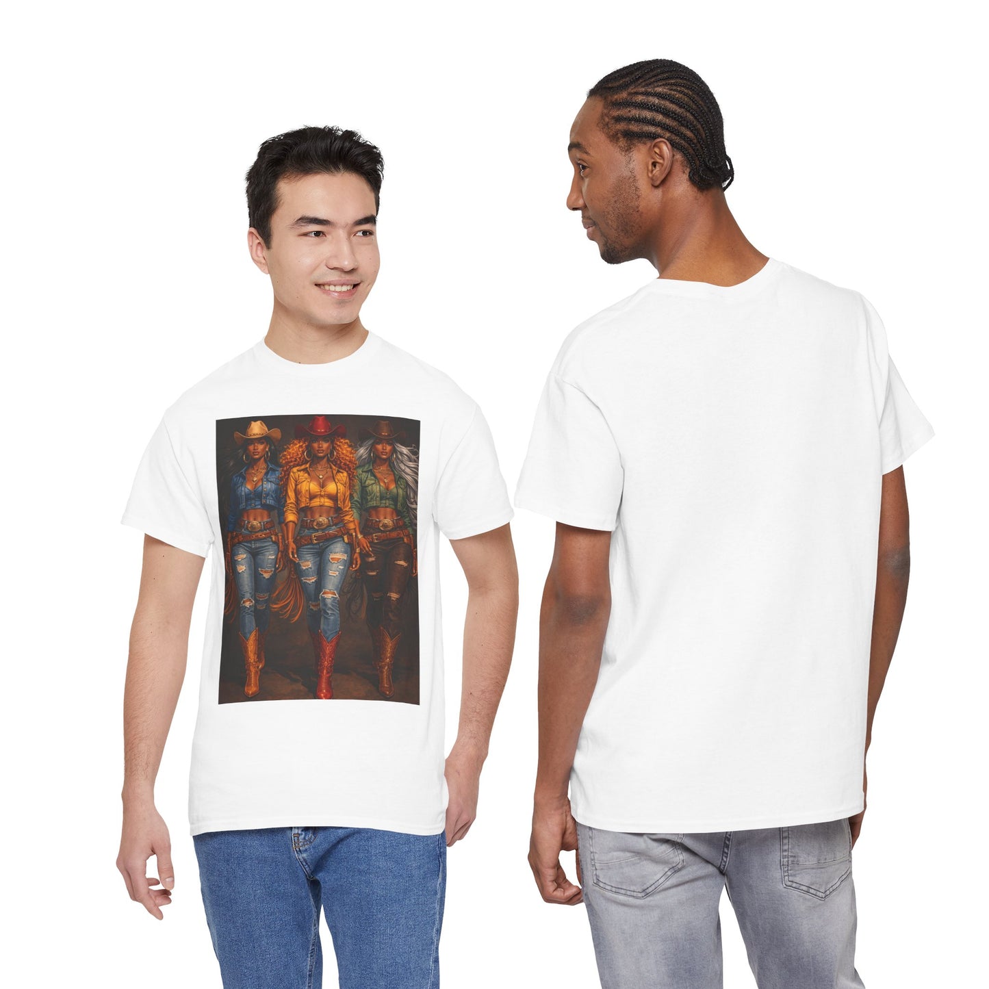 Triple the Grit Graphic Tee – Western Boots & Denim Country Style Shirt