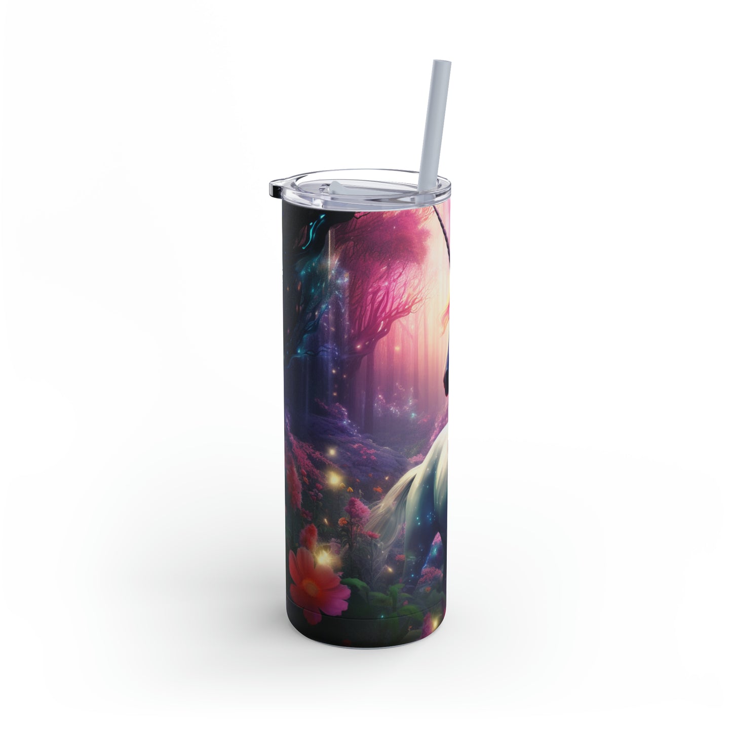 Magical Unicorn Skinny Matte Tumbler, 20oz